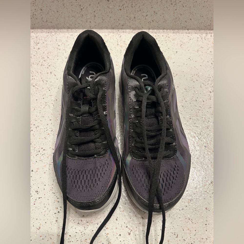 Ryka Women’s ReZorb Black/Purple/Reflective Running Shoes Size 7 - Picture 2 of 5